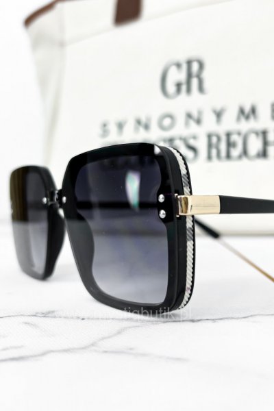 Okulary przeciwsłoneczne z kratą BERRY - black