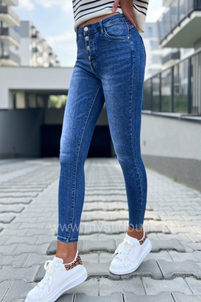 Spodnie jeansowe skinny jeans - blue
