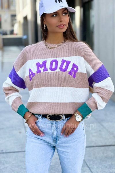 Sweter Amour 2 - purple