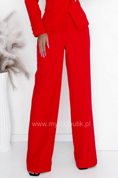 Spodnie damskie typu Palazzo parma ( CF 3 ) - Orange/koral