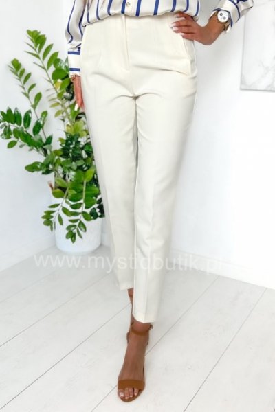 Spodnie/cygaretki Clasic - light beige