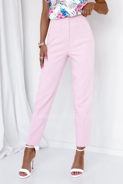 Spodnie/cygaretki Clasic - powder pink