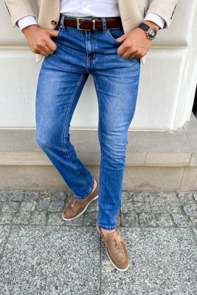Spodnie męskie jeans KA0832-3