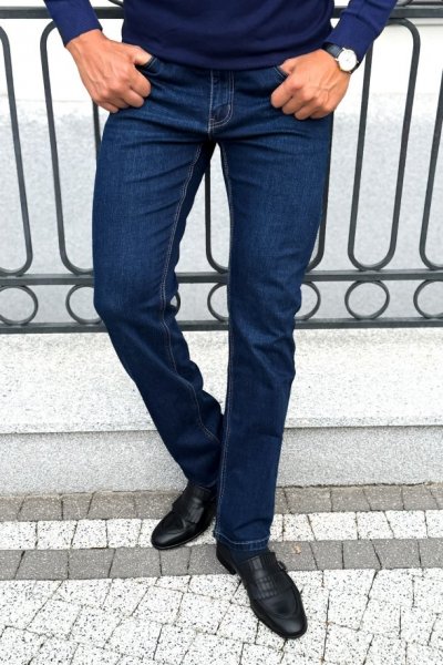 Spodnie męskie jeans KB3381-1