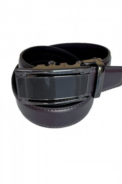 Pasek męski automatyczny H07 czekoladowy