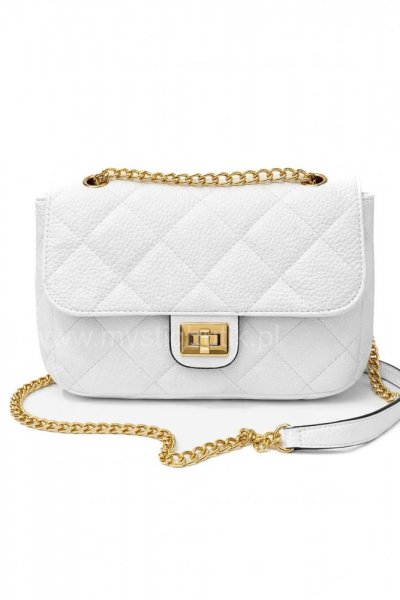 Torebka pikowana - biała