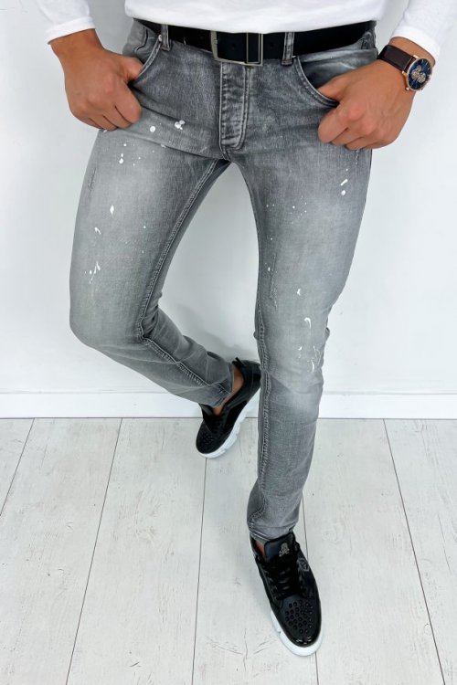 Spodnie męskie jeans grey - EF2390S