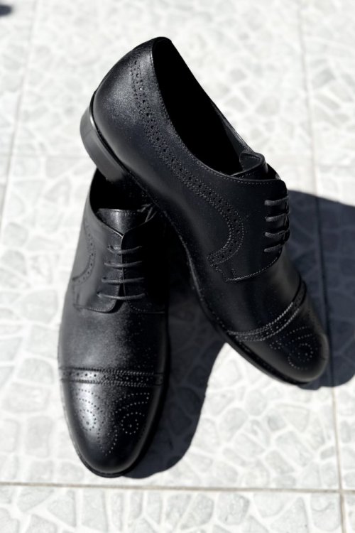 Buty męskie Derby czarne H28