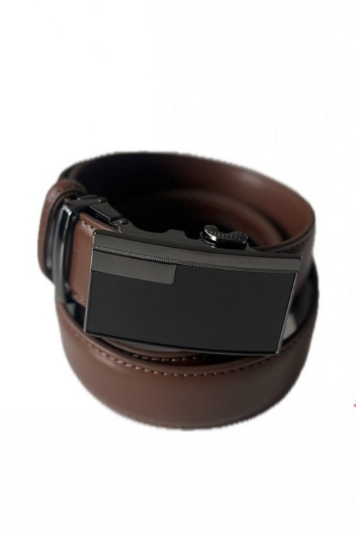 Pasek męski H22 brąz