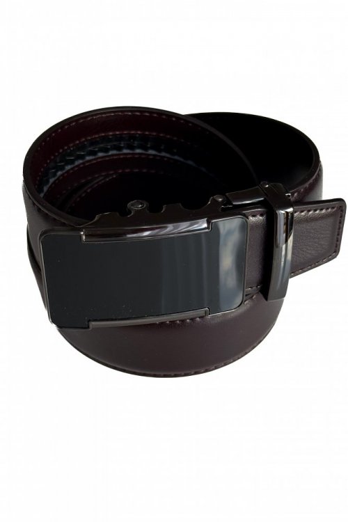 Pasek męski automatyczny H05 czekoladowy