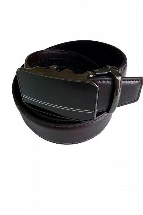 Pasek męski automatyczny H06 czekoladowy